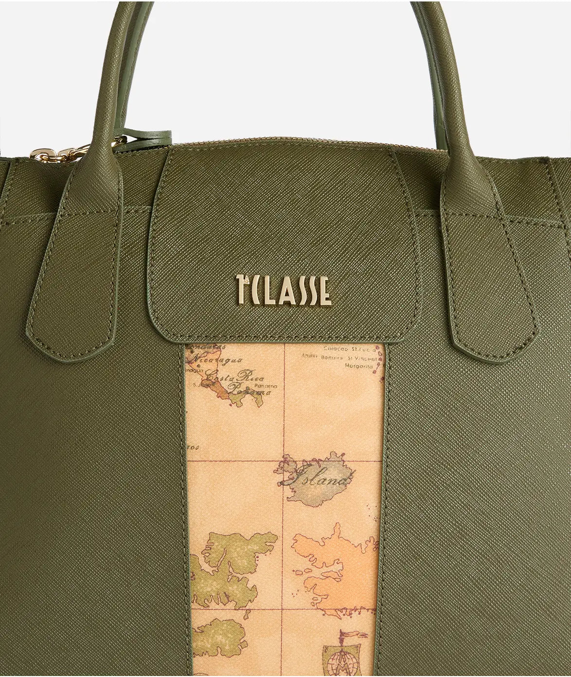 Windy City borsa a mano grande Verde Muschio