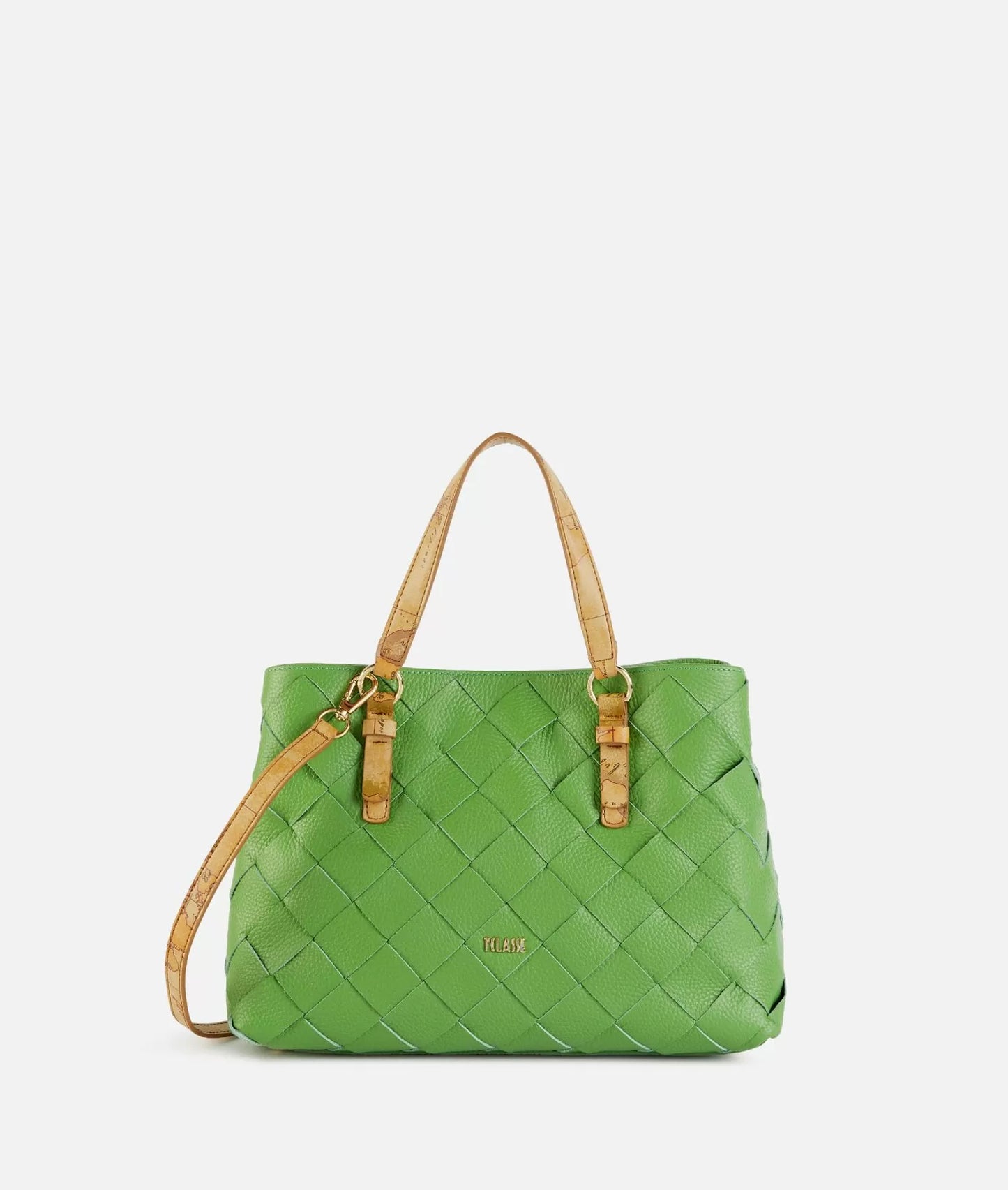 Pura Leather borsa a mano Verde Bali