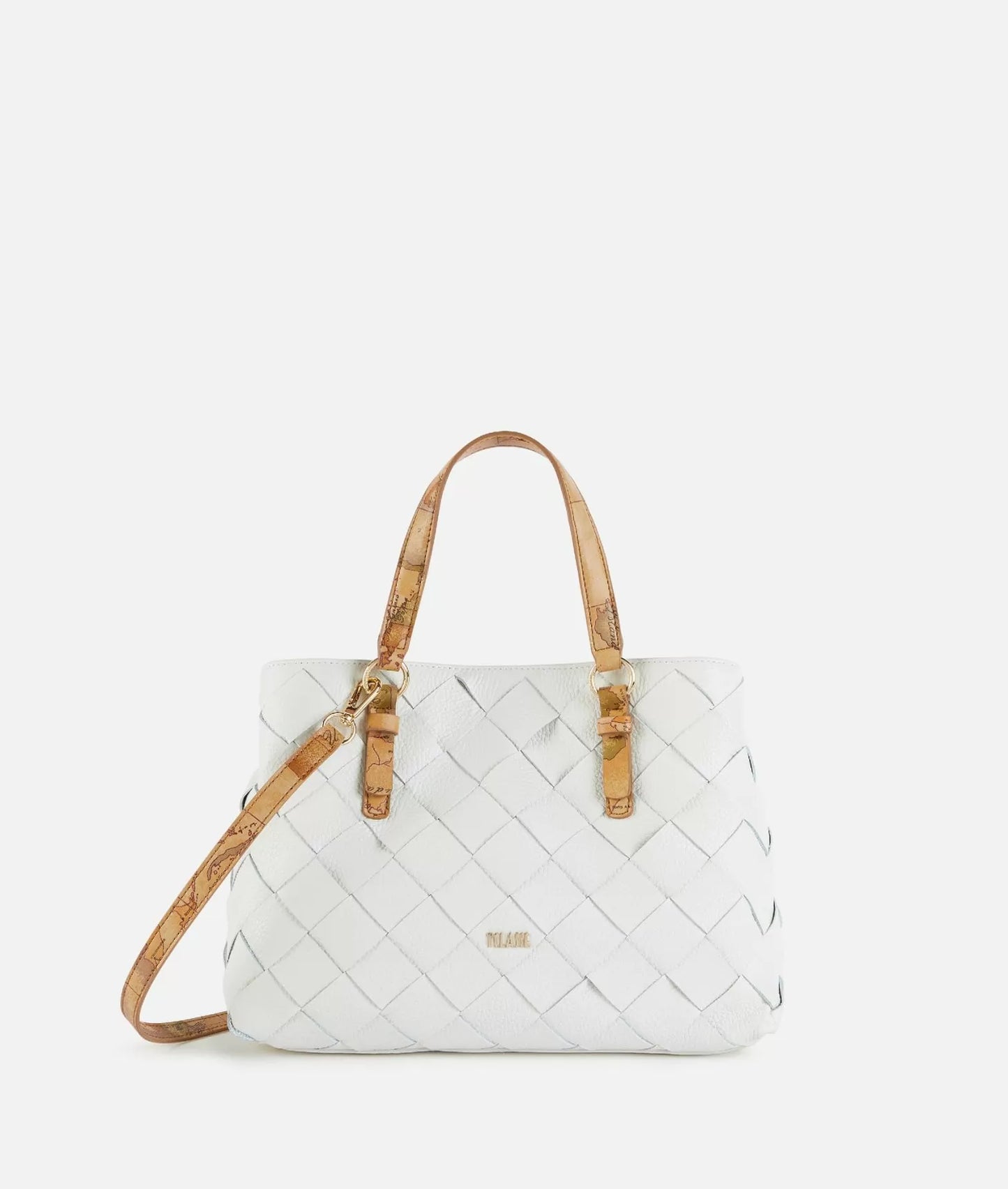 Pura Leather borsa a mano Avorio