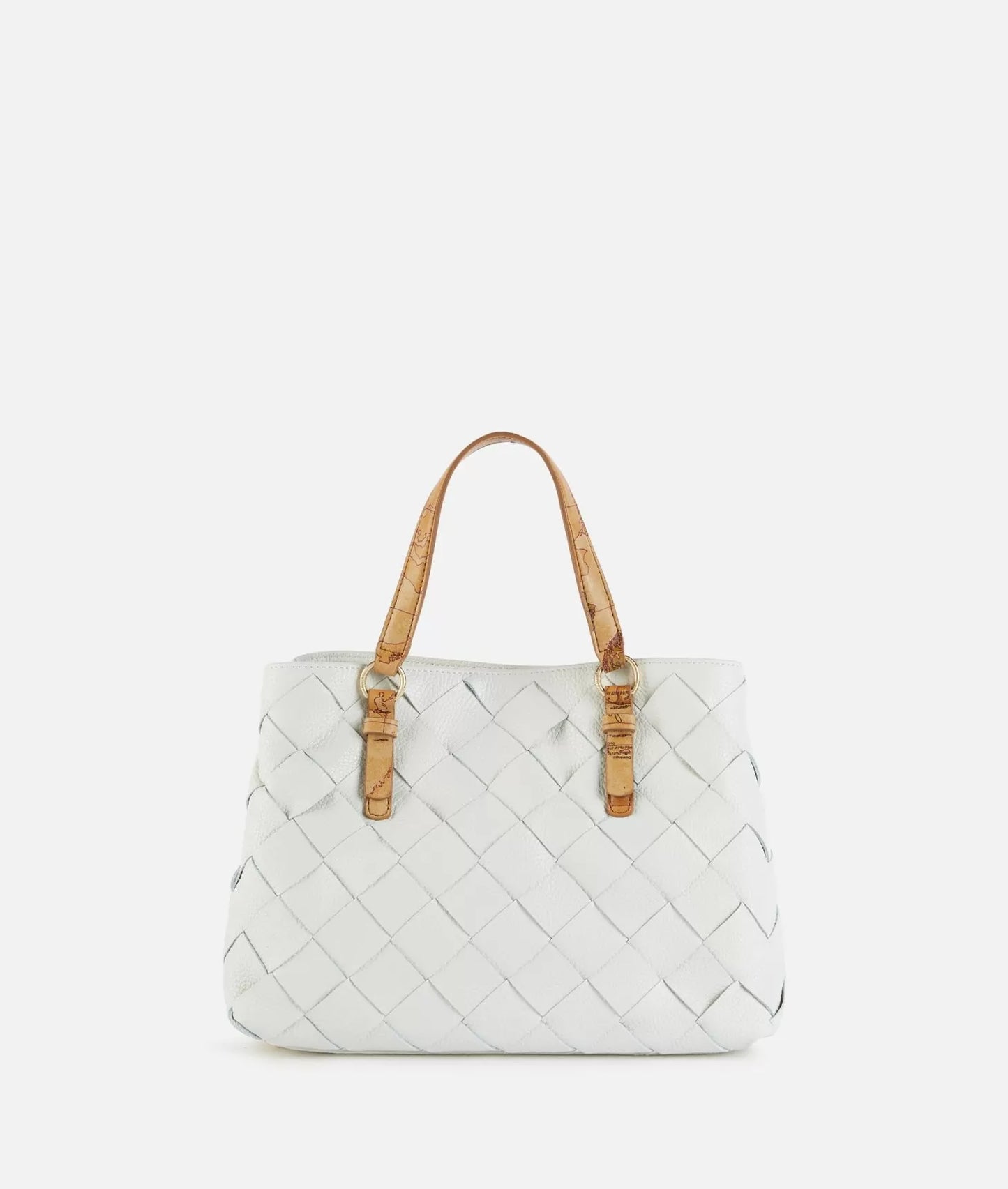 Pura Leather borsa a mano Avorio