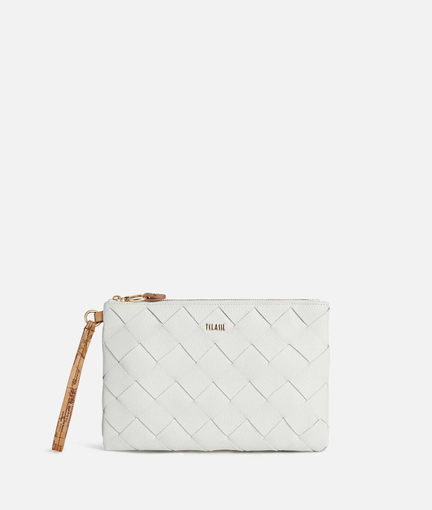 Pura Leather clutch Avorio