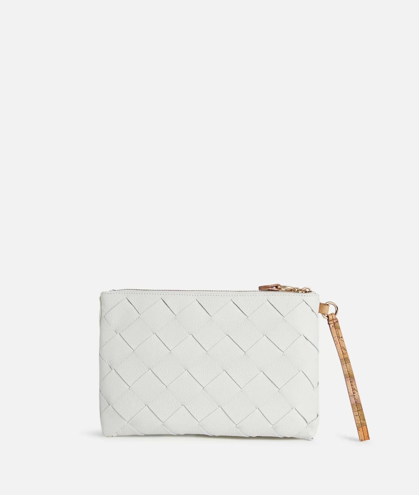 Pura Leather clutch Avorio
