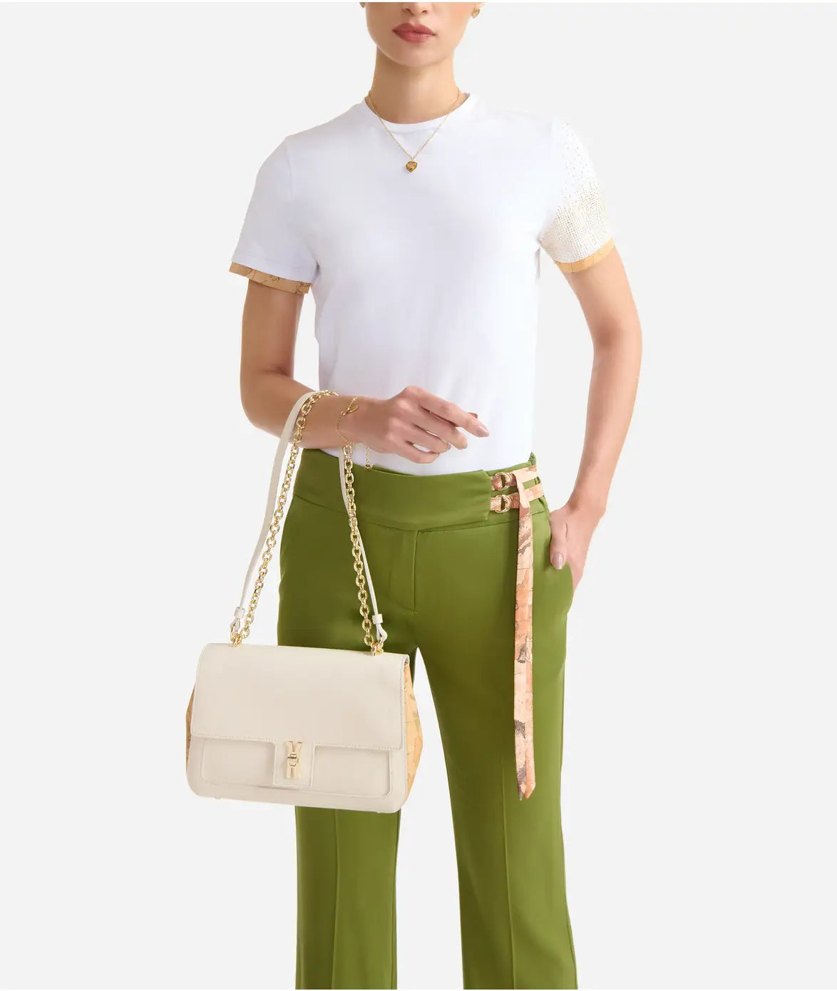 Bay Lock Bag tracolla Avorio