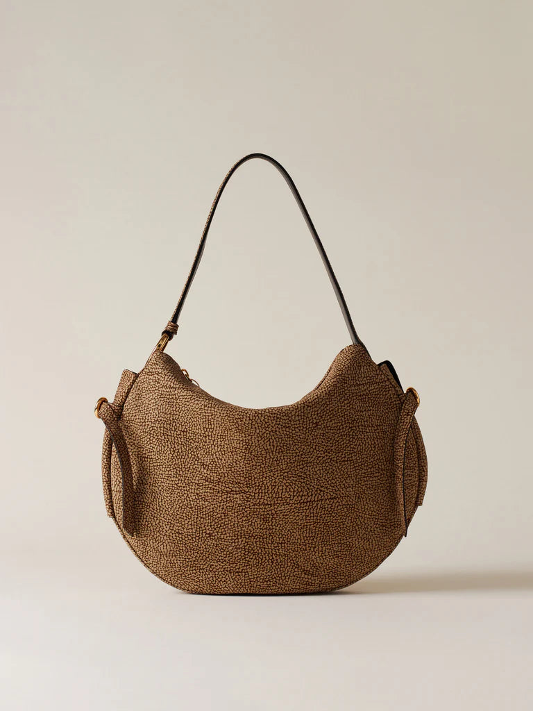 BRIDLE BORSA HOBO MEDIUM CAMOSCIO OP