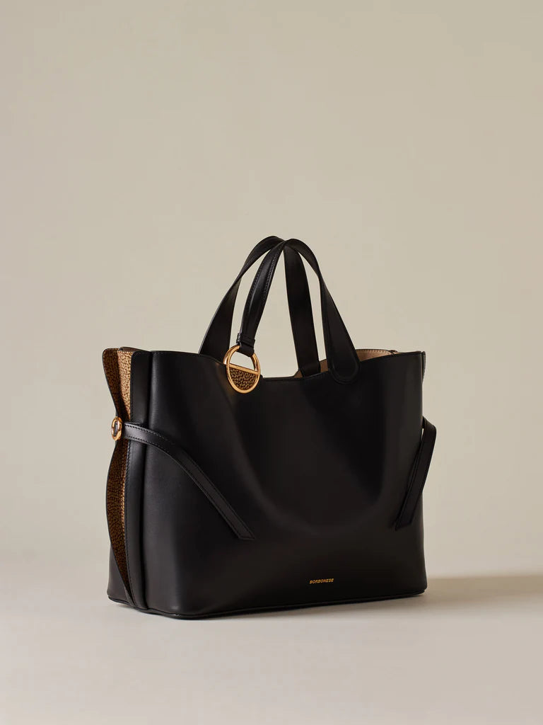 BRIDLE BORSA SHOPPING MEDIUM NERA\OP