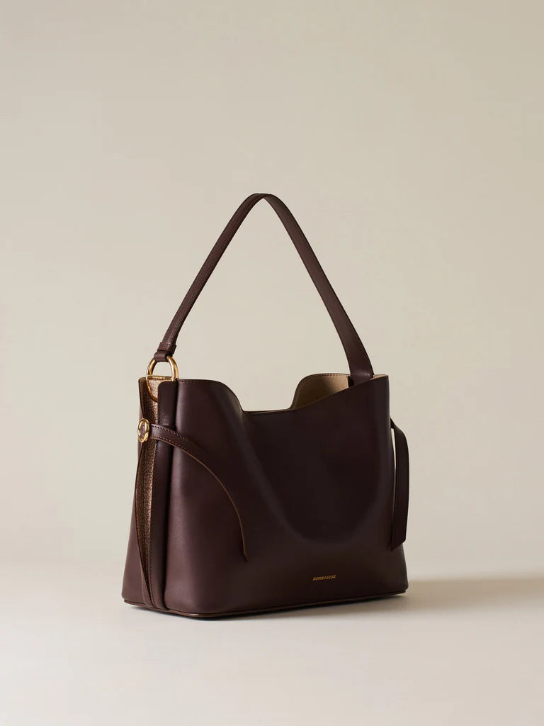 BRIDLE BORSA SECCHIELLO MEDIUM CASTANO\MUSHROOM