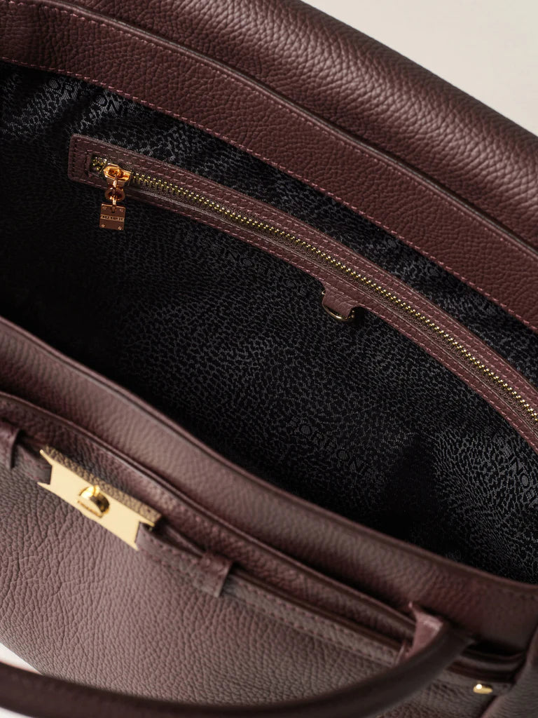 TORINESE BORSA BAULETTO MEDIUM CASTANO