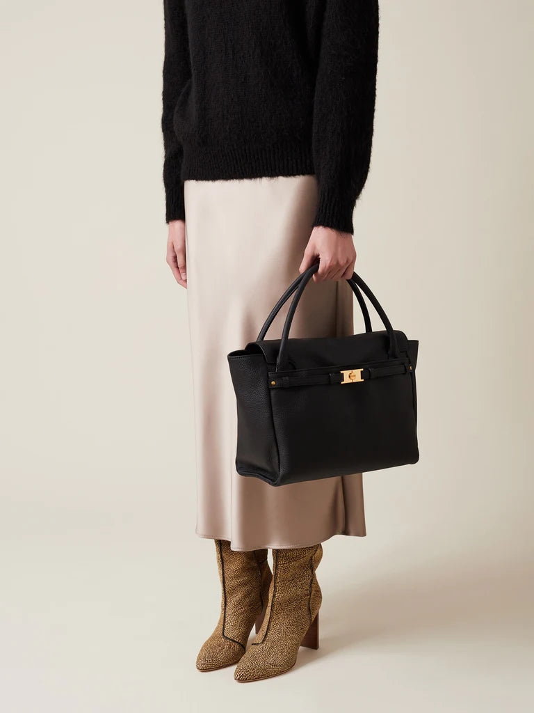 TORINESE BORSA BAULETTO MEDIUM NERA