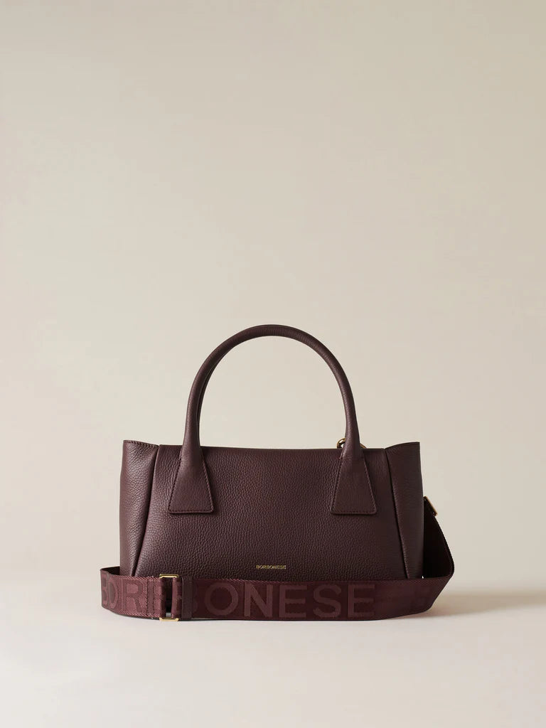 TORINESE BORSA BAULETTO SMALL CASTANO