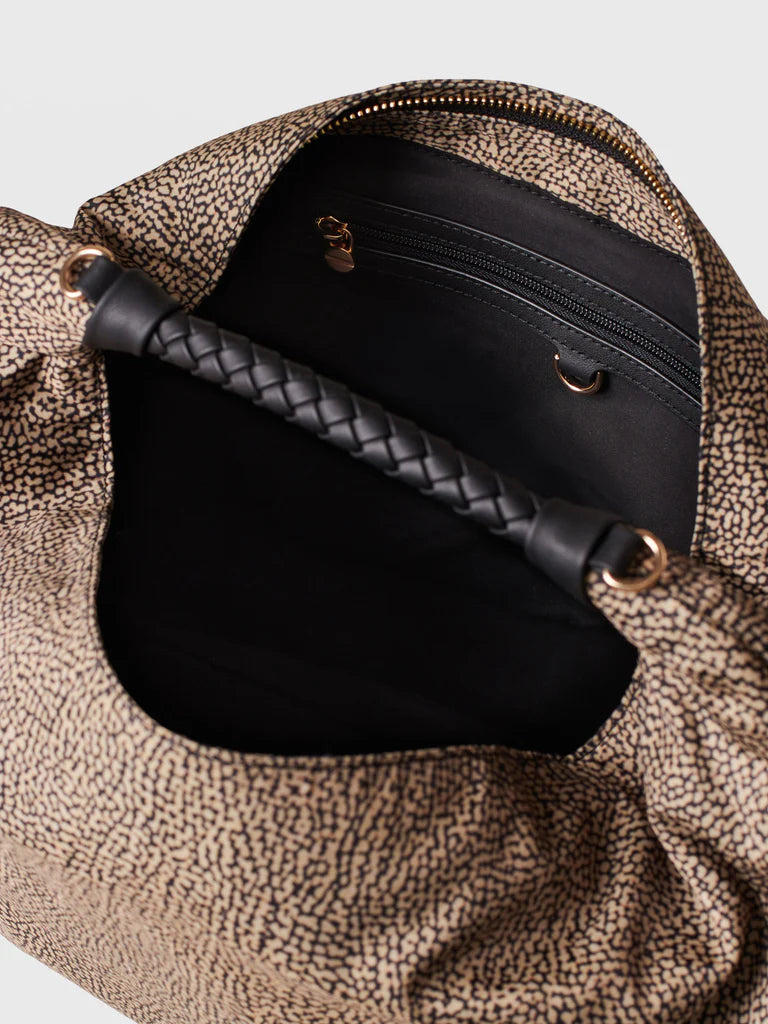 PLIE BORSA HOBO MEDIUM Borsa a mano in Tessuto riciclato Op