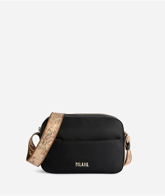 Stormy Nylon tracolla reporter Nera