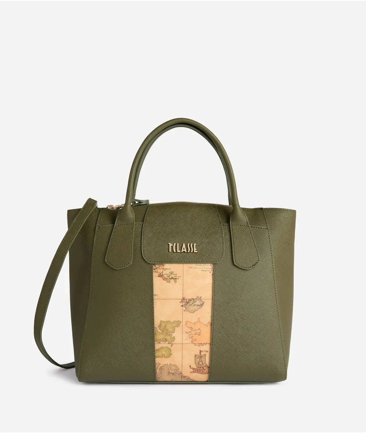 Windy City borsa a mano grande Verde Muschio
