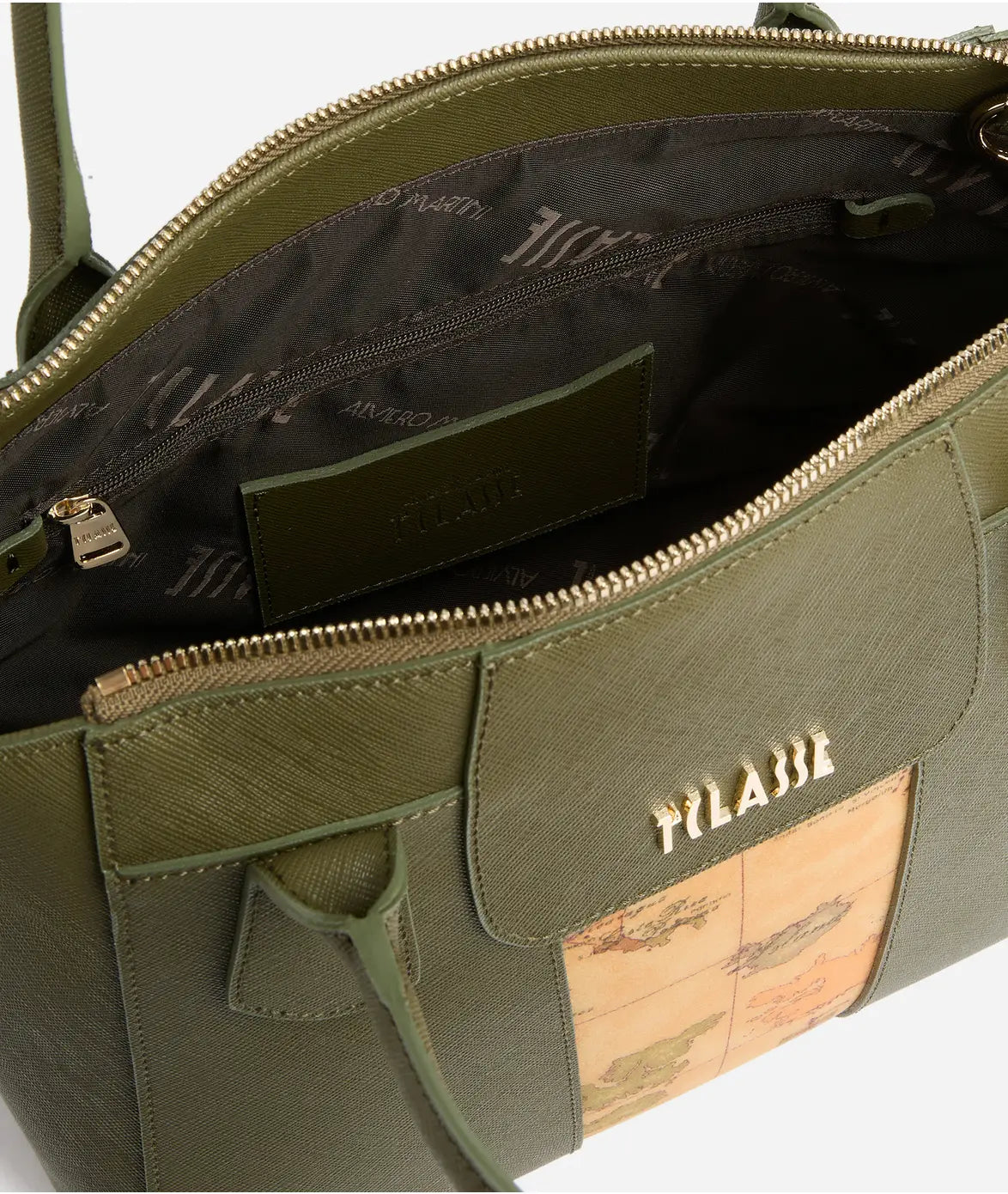 Windy City borsa a mano grande Verde Muschio