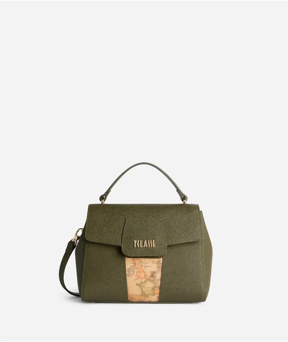 Windy City borsa a mano con patta Verde Muschio