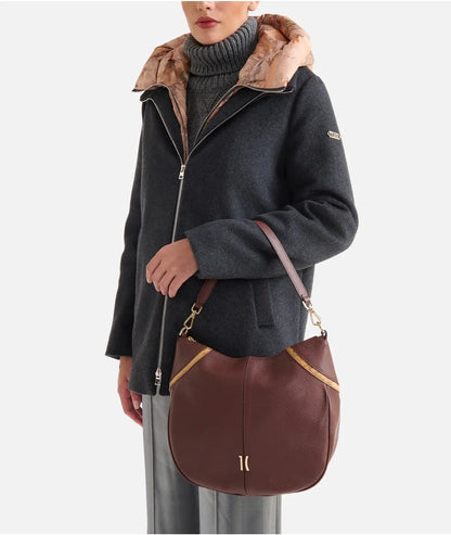 Castle Leather sottospalla doppia portabilità Mogano