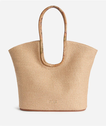 Sunny Rafia borsa shopping Naturale