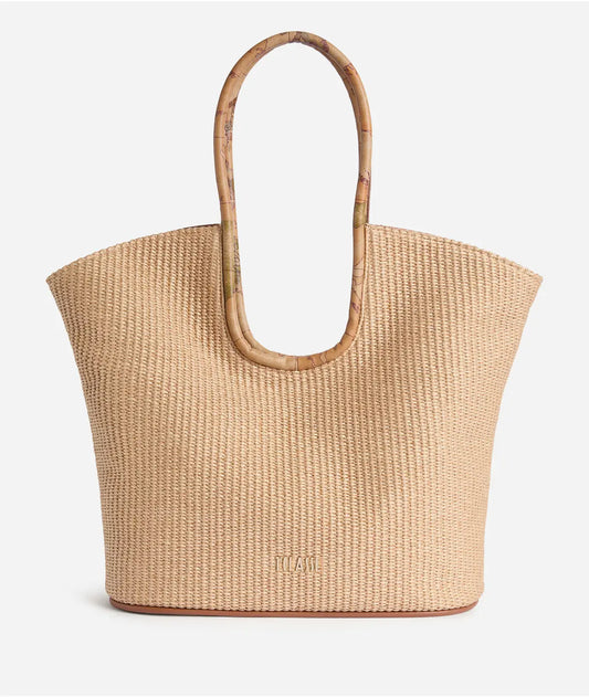 Sunny Rafia borsa shopping Naturale
