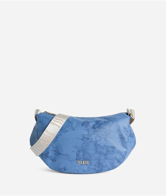 Soft Color tracolla a mezzaluna grande Blu Jeans