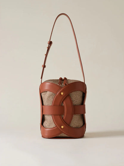 ALL ROUND SECCHIELLO MEDIUM MARRONE