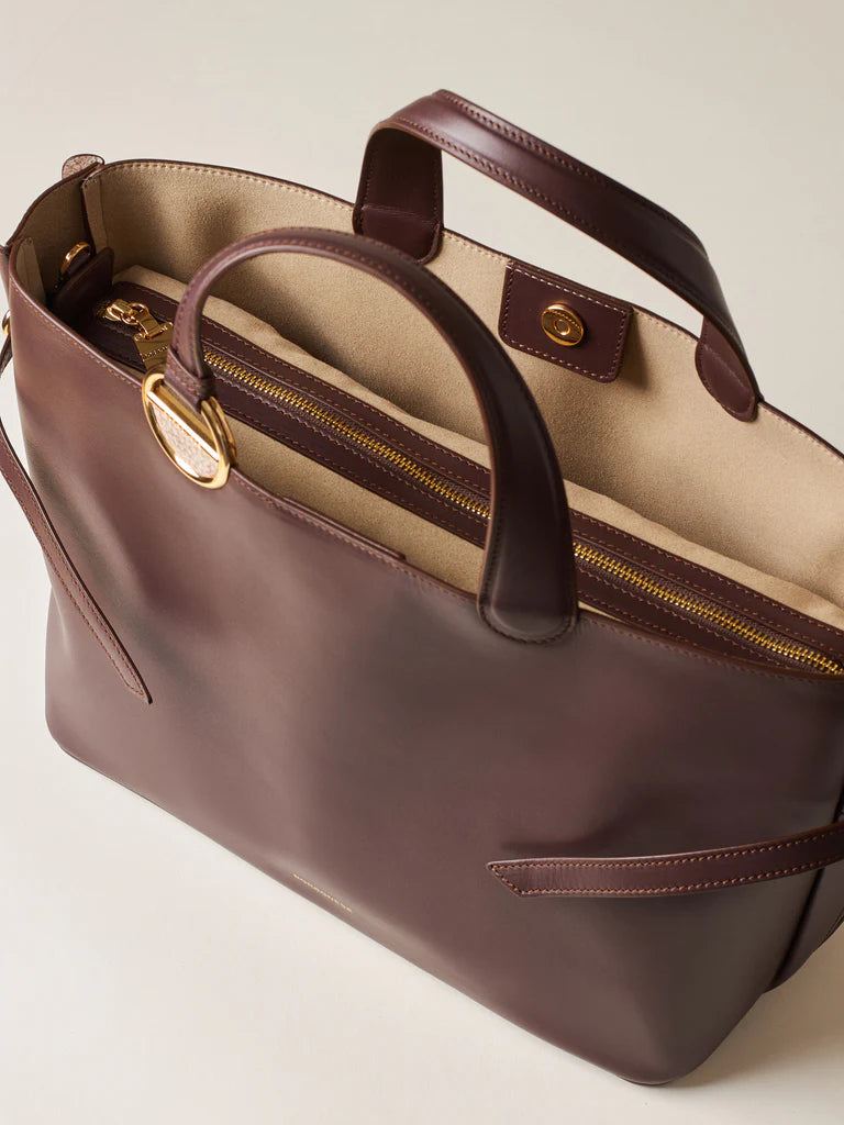 BRIDLE BORSA SHOPPING MEDIUM CASTANO/MUSHROOM