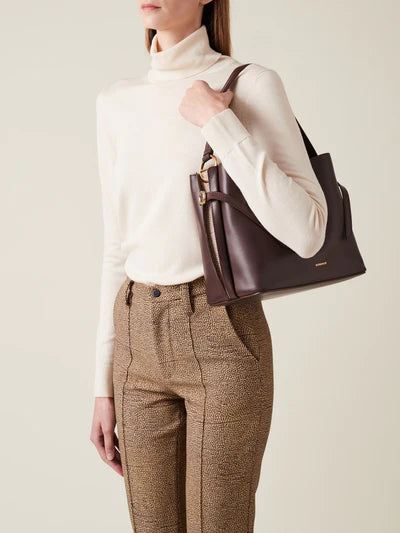 BRIDLE BORSA SECCHIELLO MEDIUM CASTANO\MUSHROOM