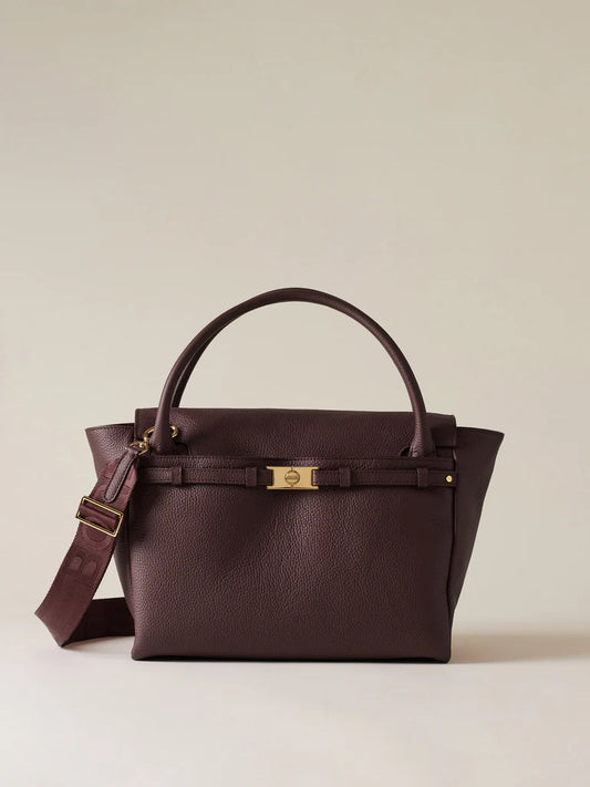 TORINESE BORSA BAULETTO MEDIUM CASTANO