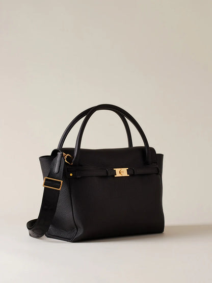 TORINESE BORSA BAULETTO MEDIUM NERA