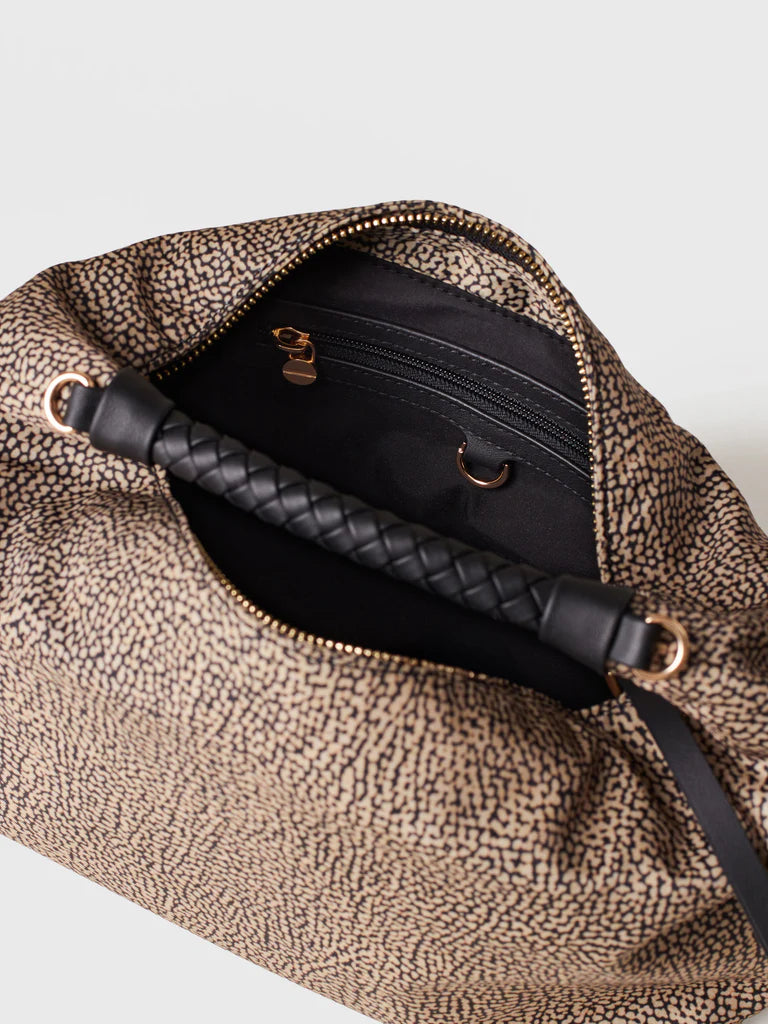 PLIE BORSA HOBO SMALL Borsa a mano in Tessuto riciclato Op