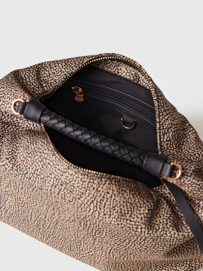 PLIE BORSA HOBO SMALL Borsa a mano in Tessuto riciclato Op