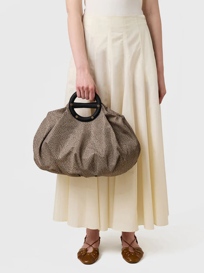 VIS A VIS BAULETTO MEDIUM Borsa a mano in Tessuto riciclato Op e Pelle
