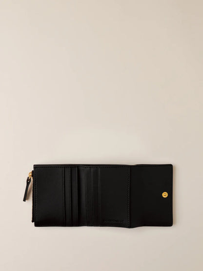 PORTAFOGLIO MINI CAMOSCIO OP\PELLE NERO
