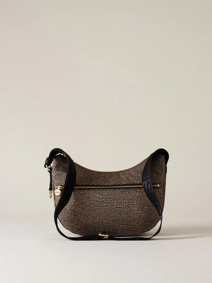 LUNA BAG SMALL OP NATURALE / NERO