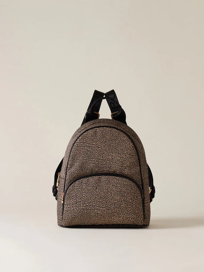 ZAINO MEDIUM OP NATURALE / NERO