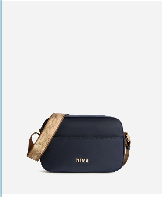 Stormy Nylon tracolla reporter Blu Notte